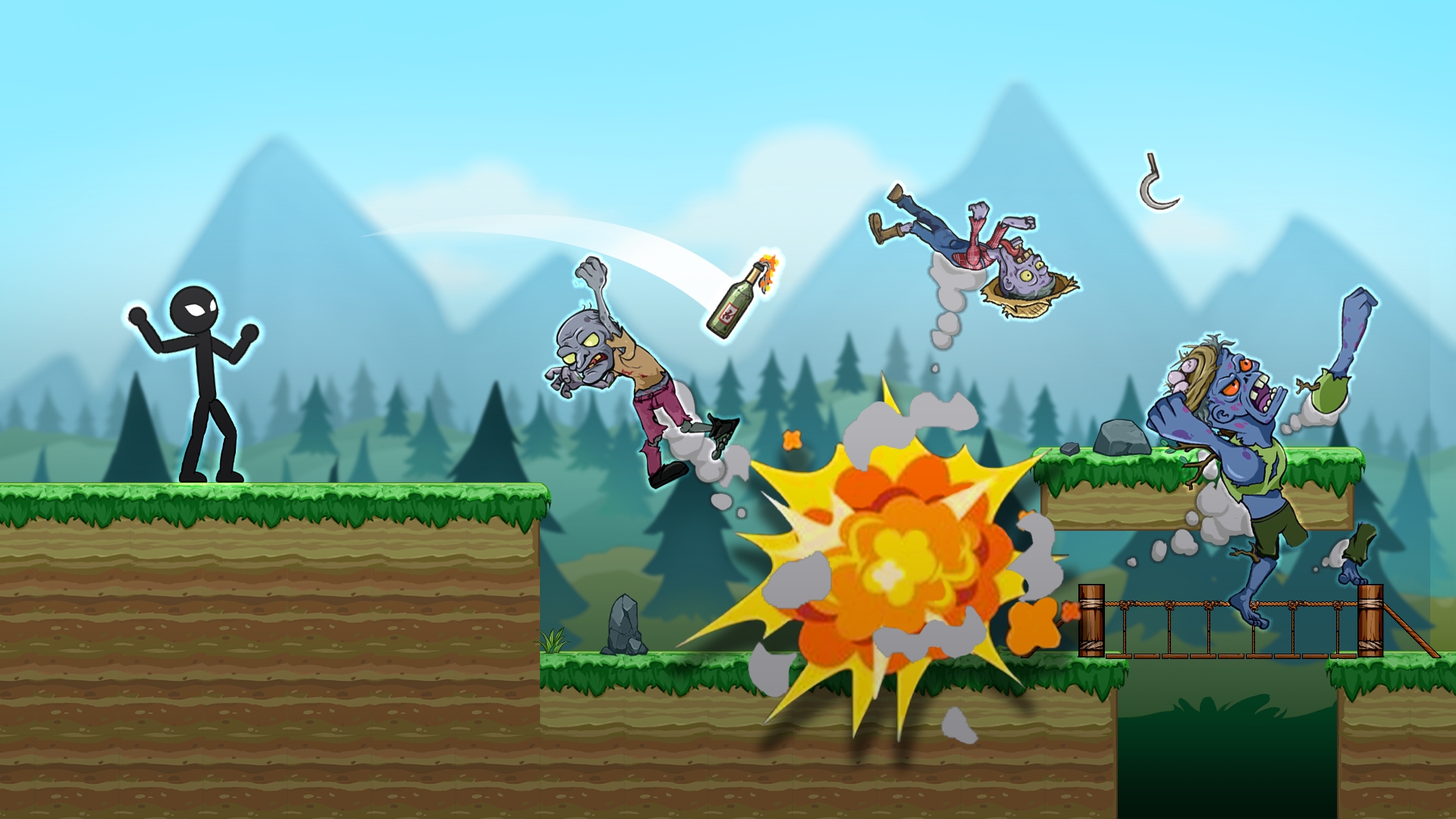 火柴人僵尸战争