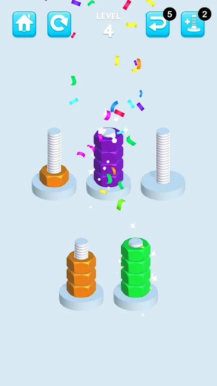 螺母和螺栓排序