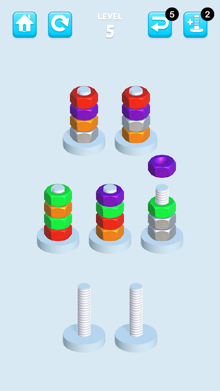 螺母和螺栓排序