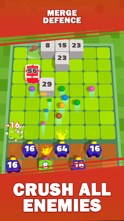 方块合并防御 方块合并防御