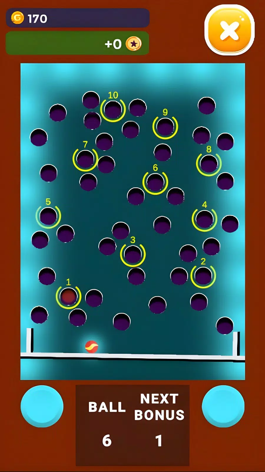 Pinball 6球水果Banderas