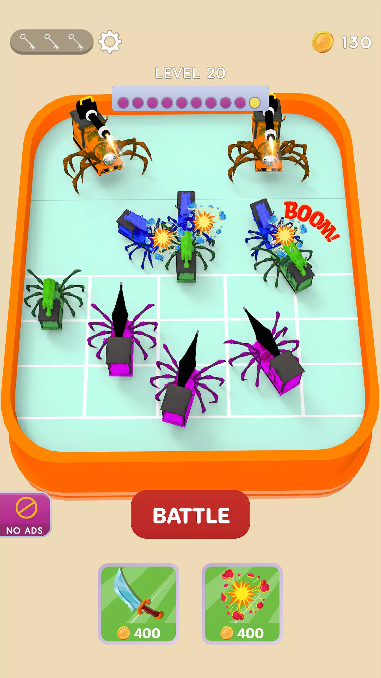 怪物列车合并战斗3D