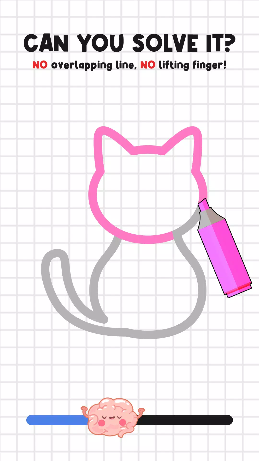 画一条线：大脑测试