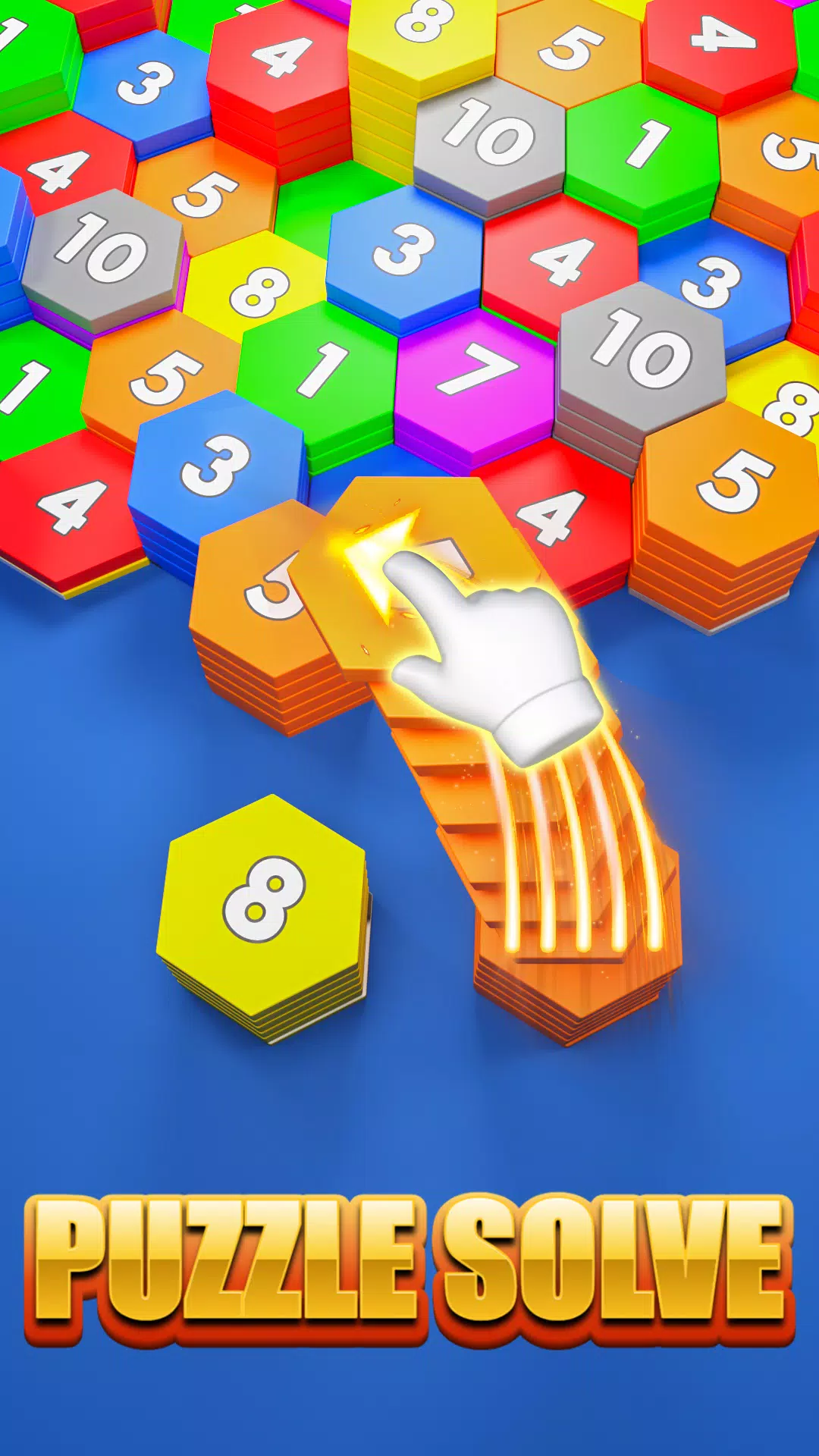 六边形排序游戏:六边形合并 六边形排序游戏:六边形合并