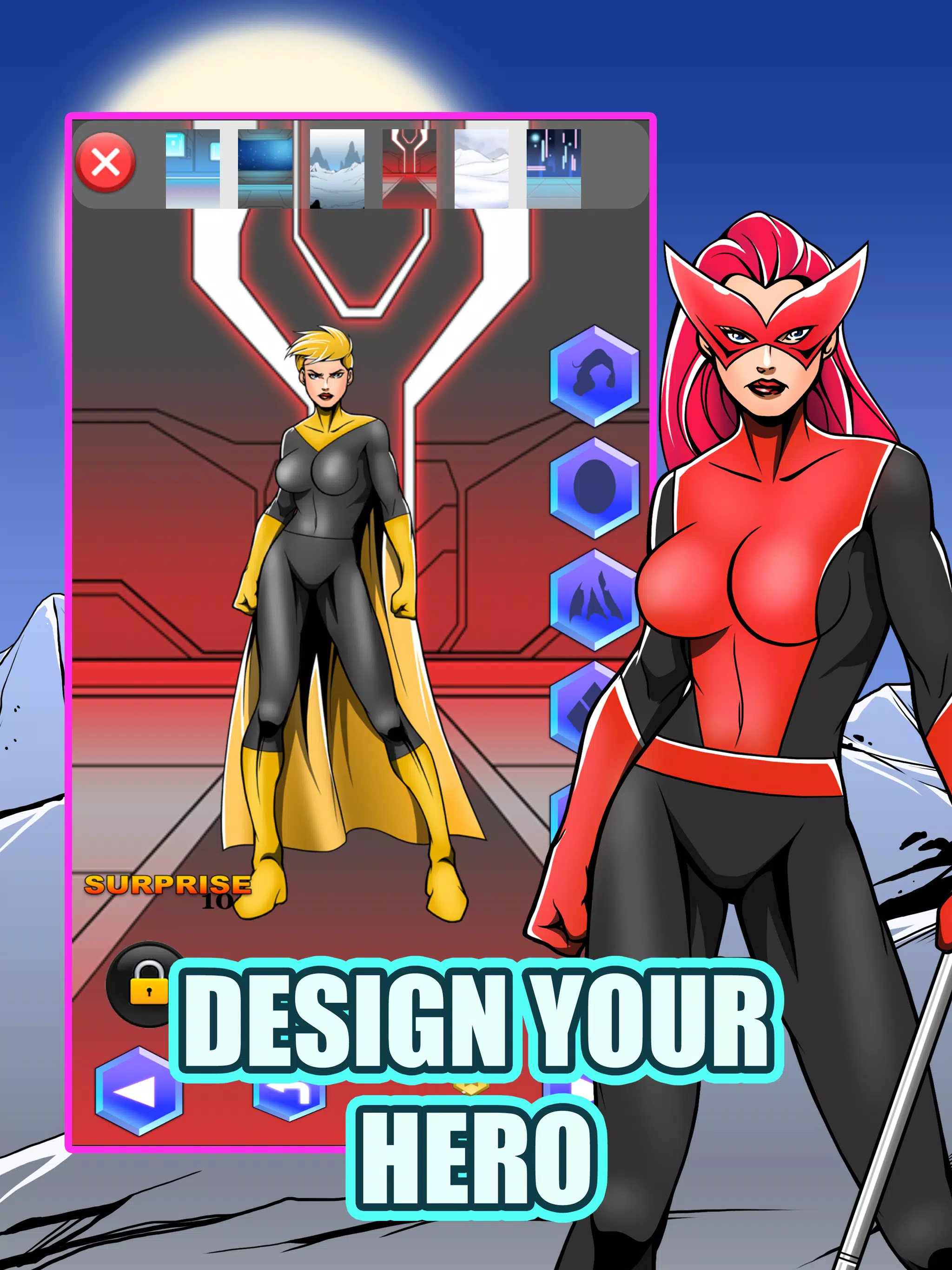 超级英雄女孩-创建&Dre 超级英雄女孩-创建&Dre