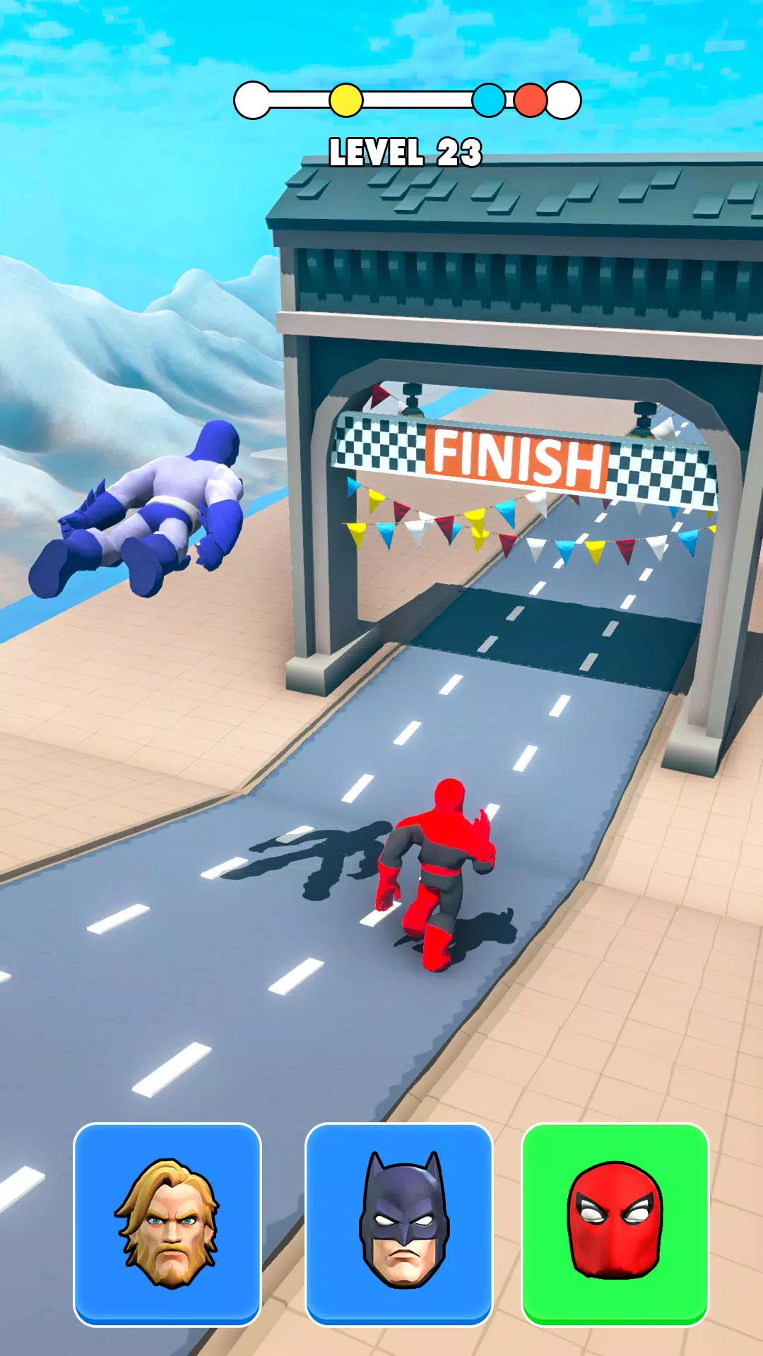 超级英雄转换转换比赛