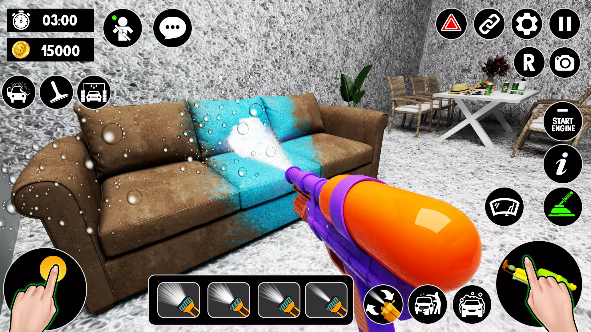 动力洗车模拟器