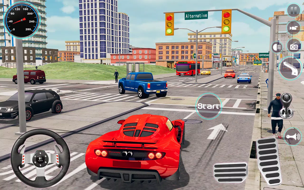 真正的城市汽车学校驾驶 3D 真正的城市汽车学校驾驶 3D