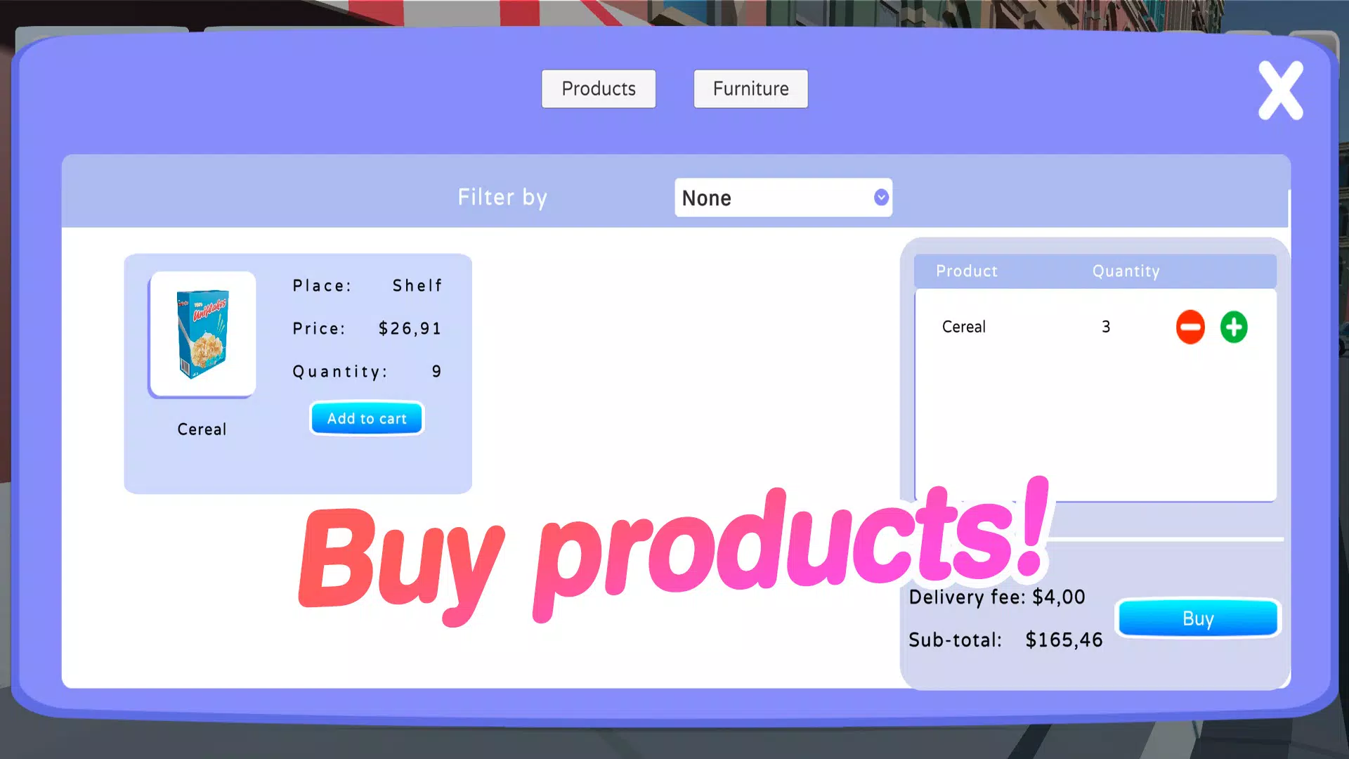 移动超级市场模拟器