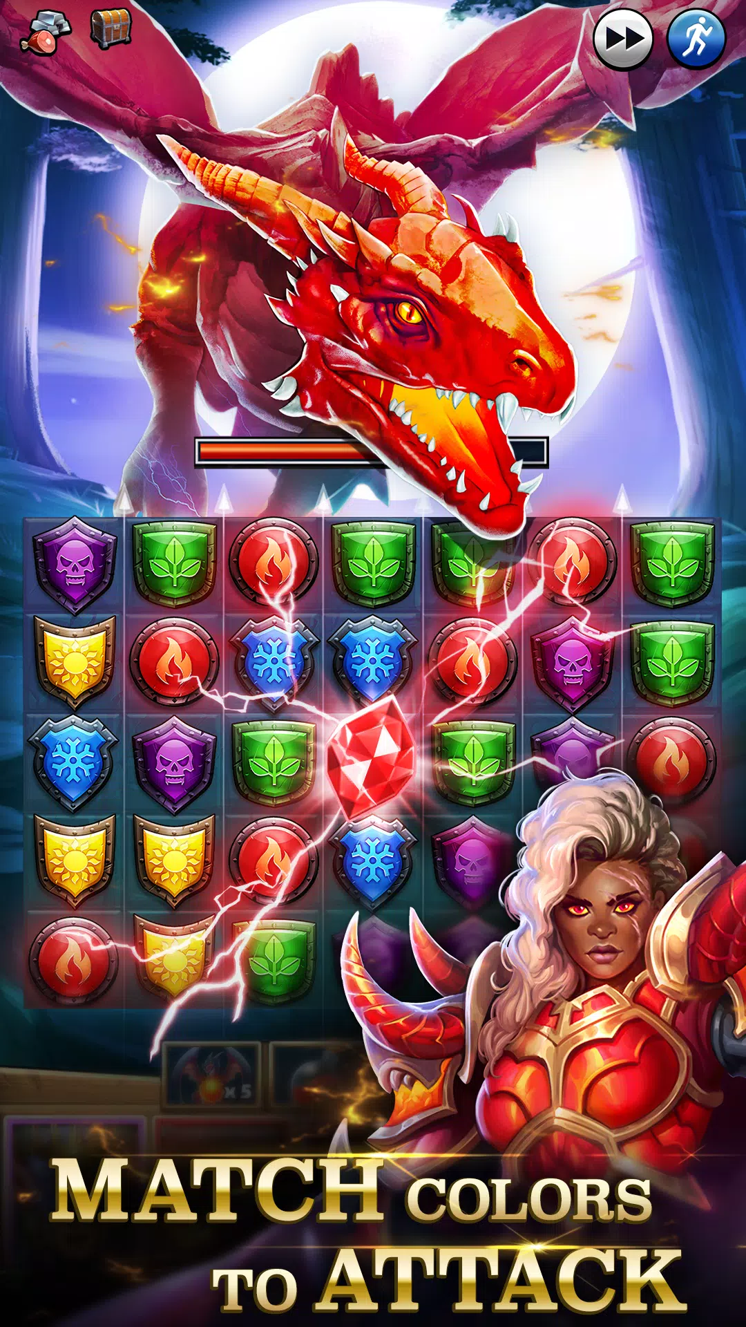 帝国与谜题:Match-3 RPG 帝国与谜题:Match-3 RPG