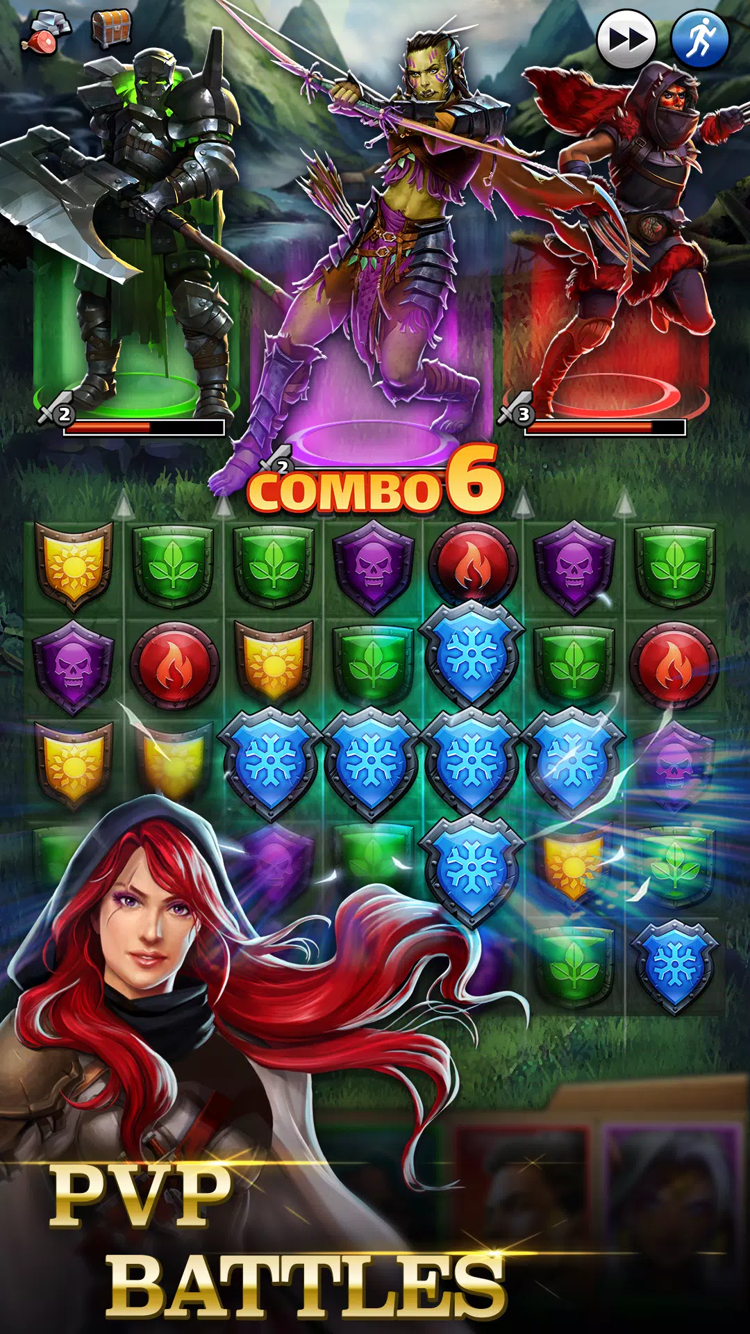 帝国与谜题:Match-3 RPG 帝国与谜题:Match-3 RPG