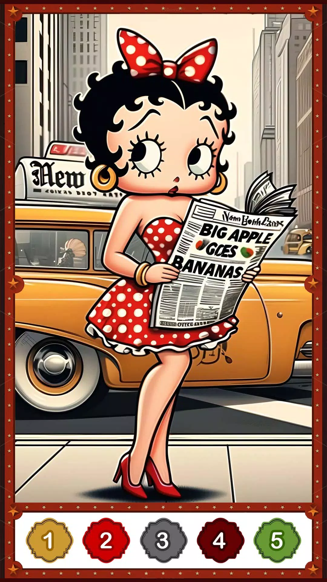 复古风格着色游戏