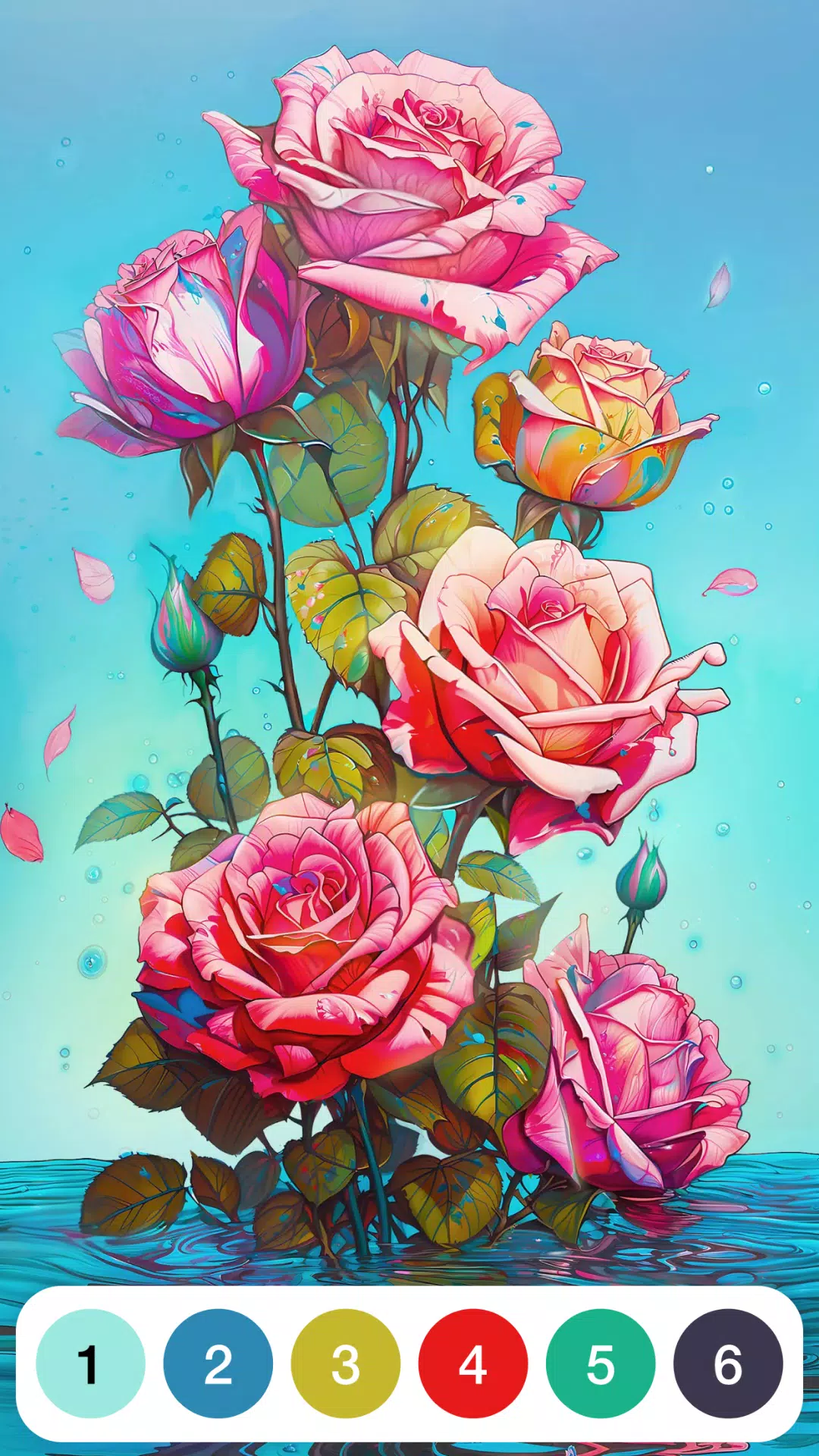 按数字着色：填色游戏