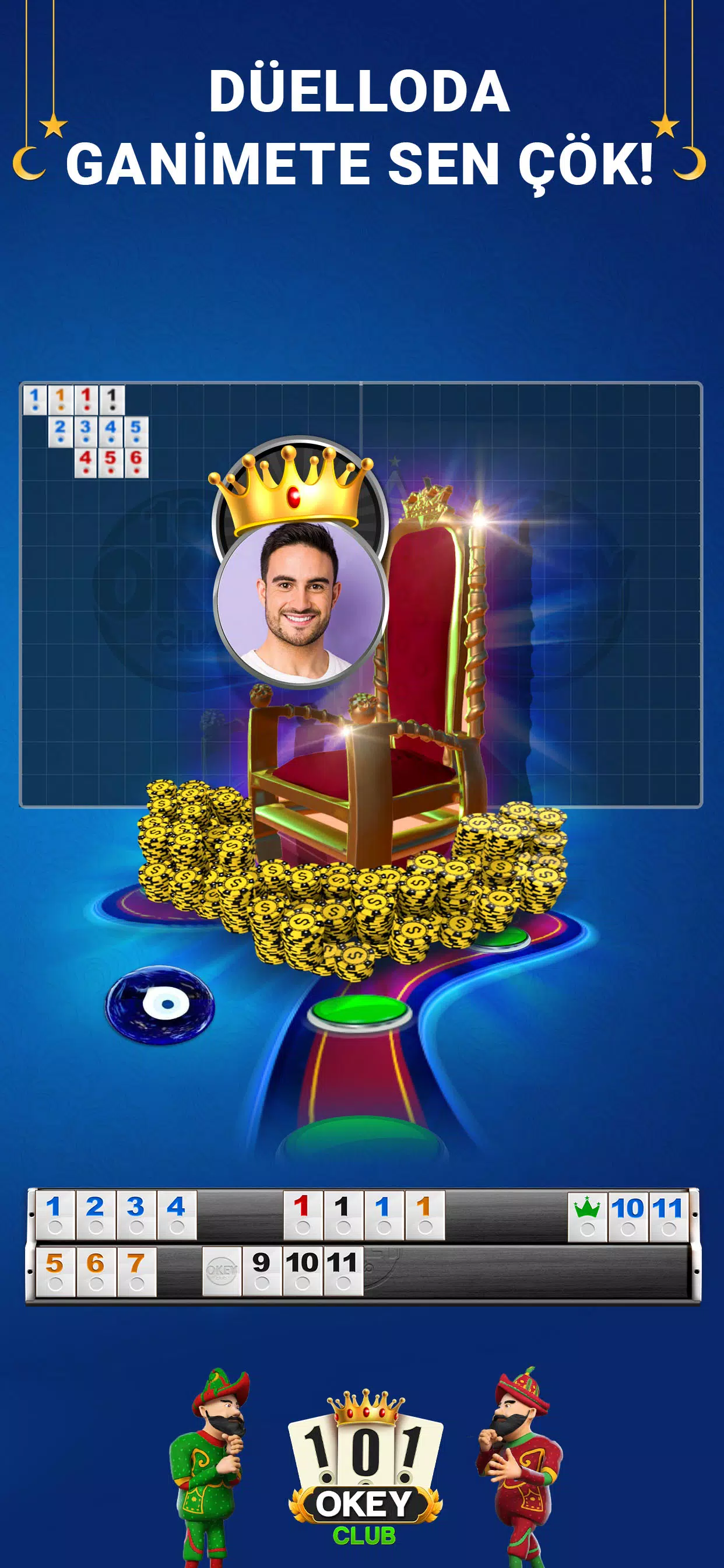 101 Okey VIP俱乐部：百场比赛