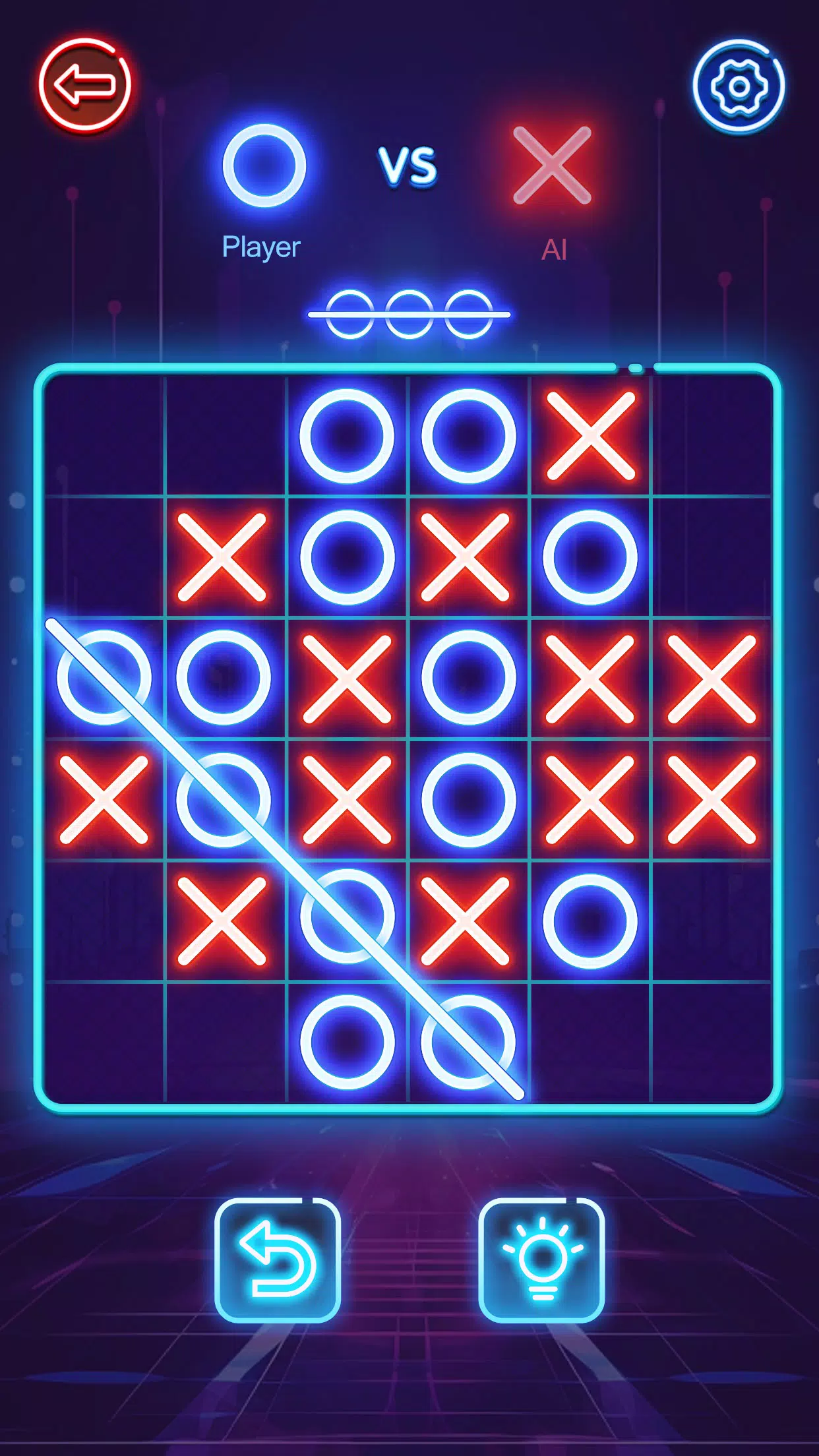 井字棋 - 红蓝大作战, 双人游戏, Tic Tac Toe 井字棋 - 红蓝大作战, 双人游戏, Tic Tac Toe