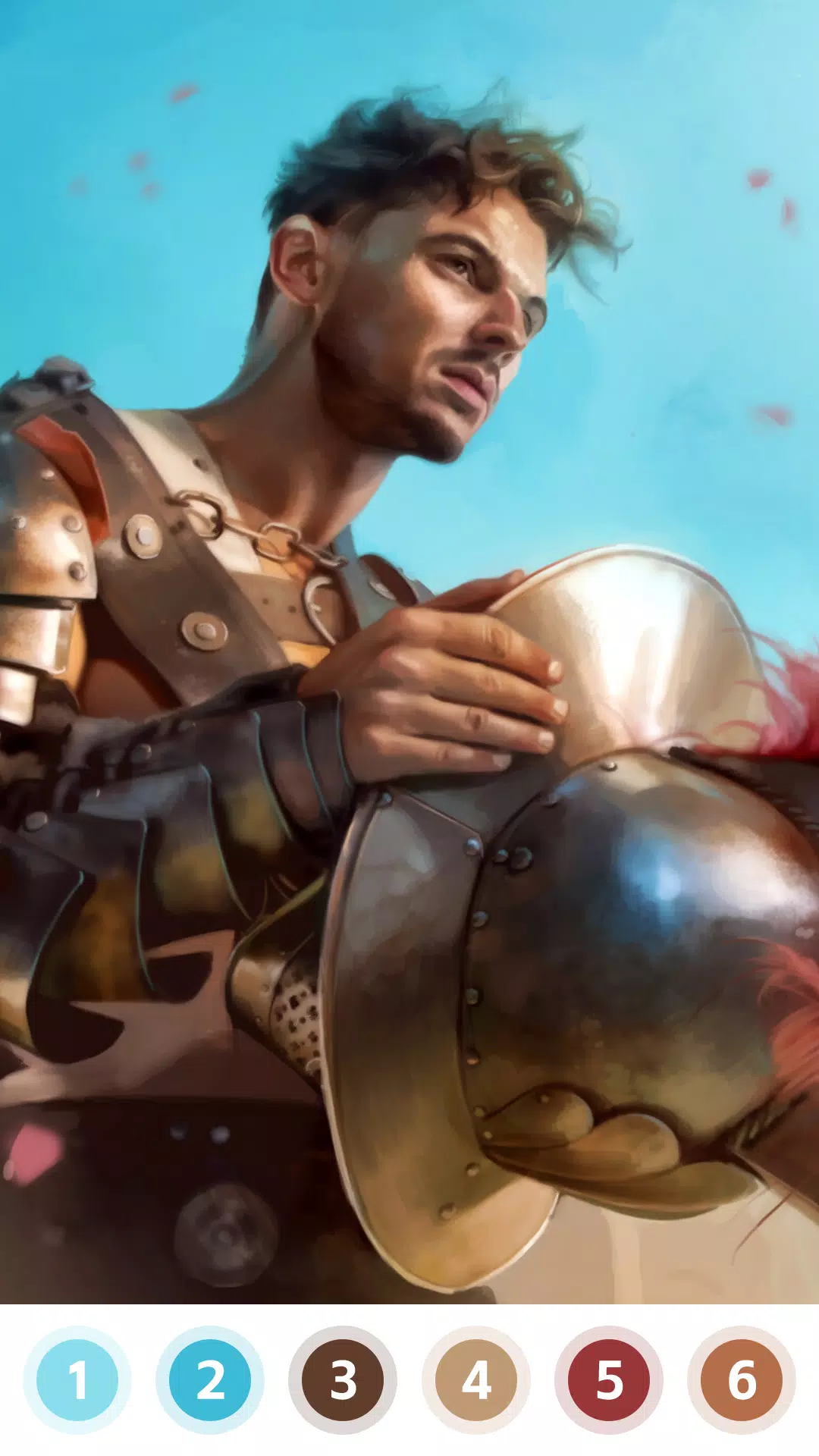 希望与荣耀按数字划分的颜色