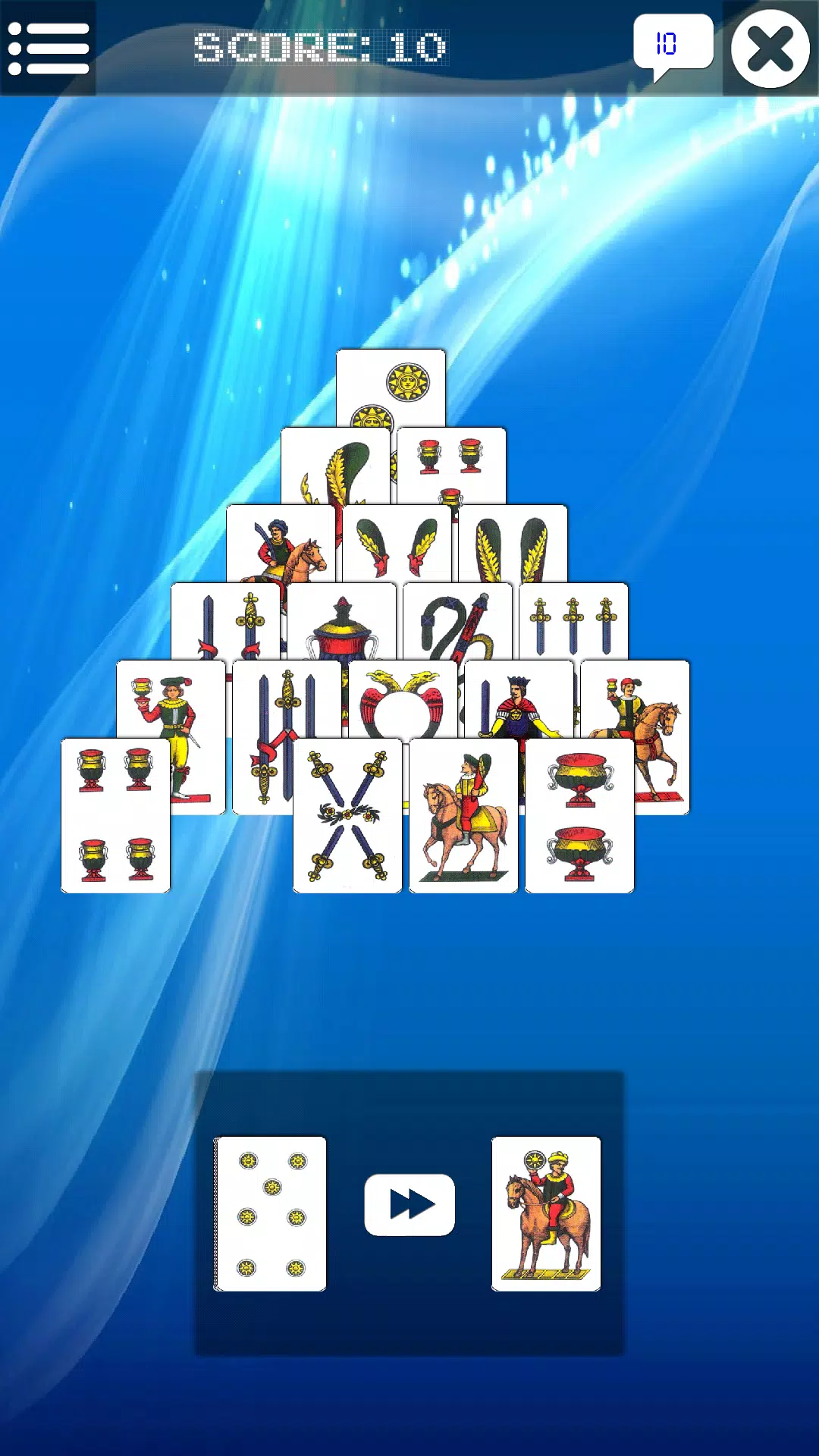 金字塔单人纸牌 金字塔单人纸牌