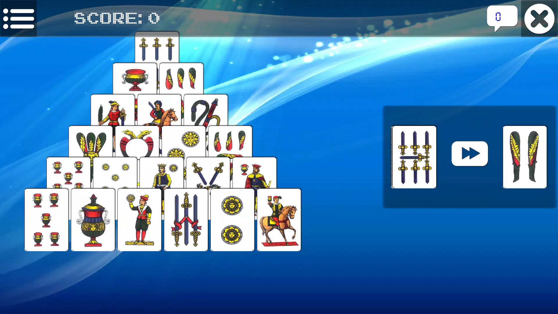 金字塔单人纸牌 金字塔单人纸牌