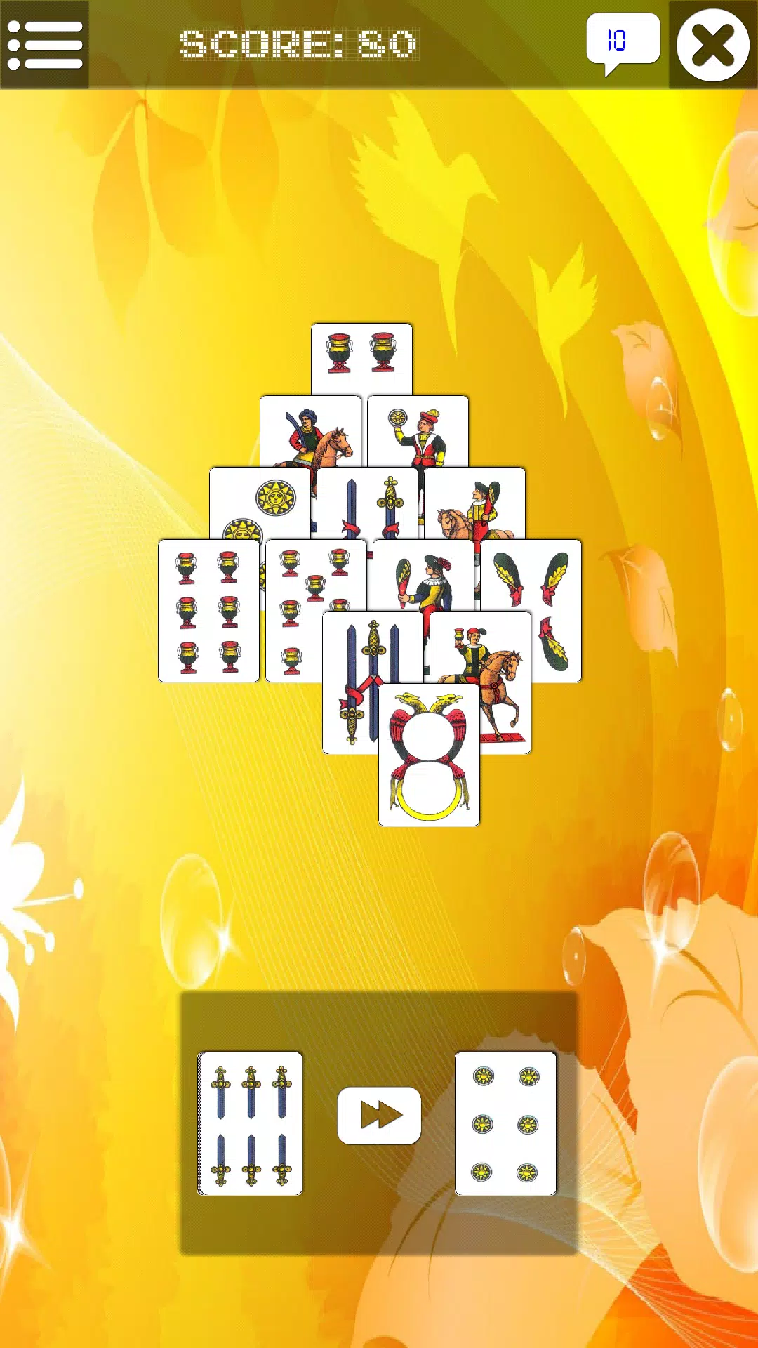 金字塔单人纸牌 金字塔单人纸牌