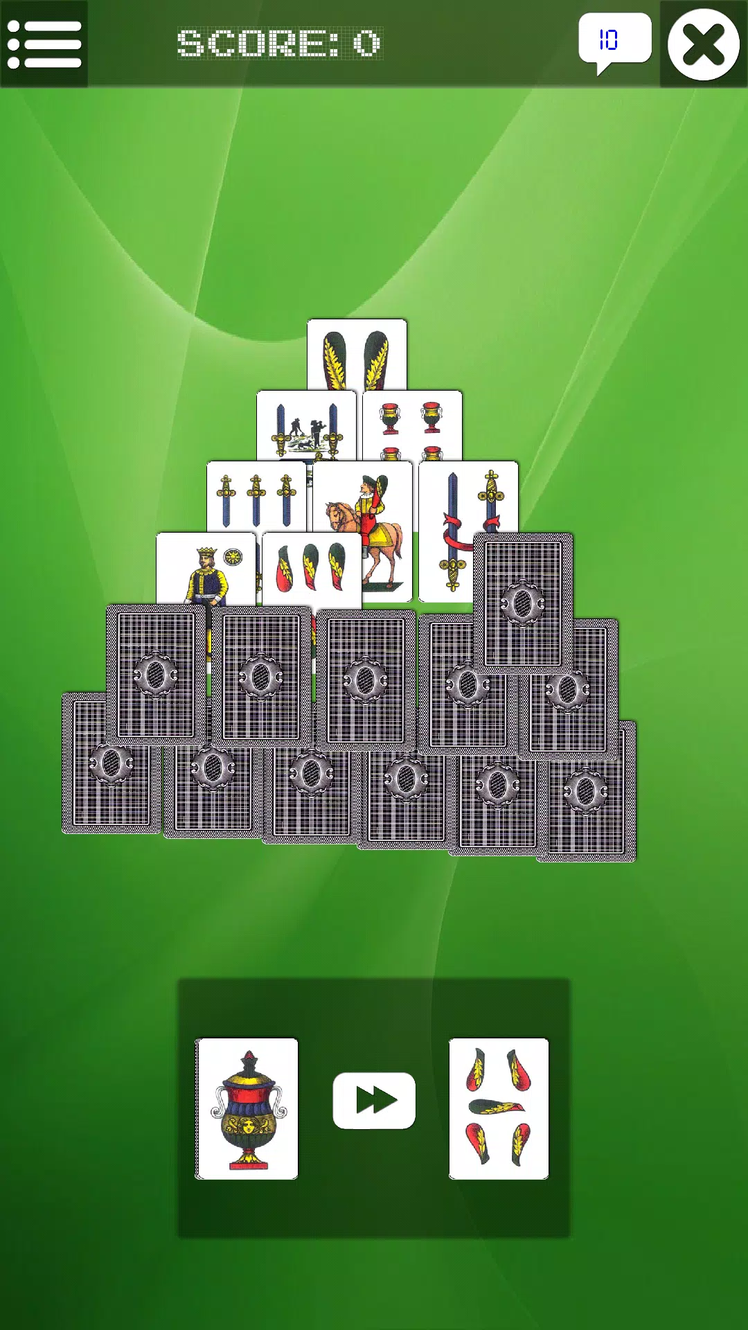 金字塔单人纸牌 金字塔单人纸牌