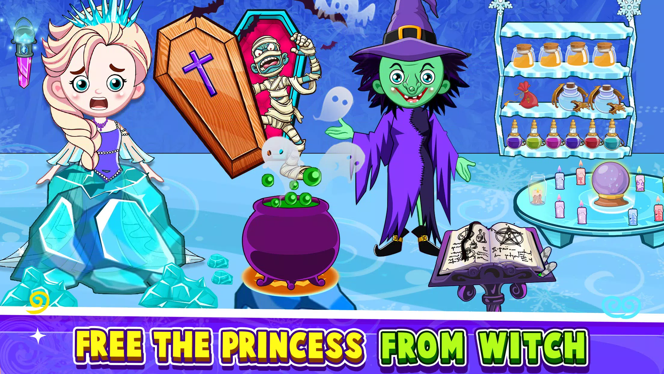 我的迷你小镇-冰公主游戏