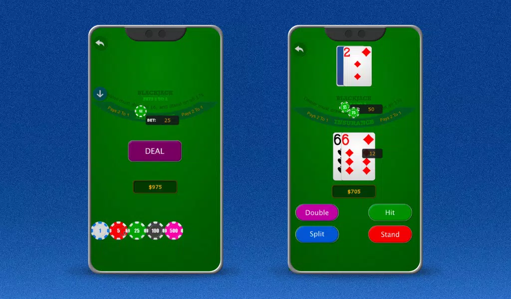 二十一点纸牌游戏