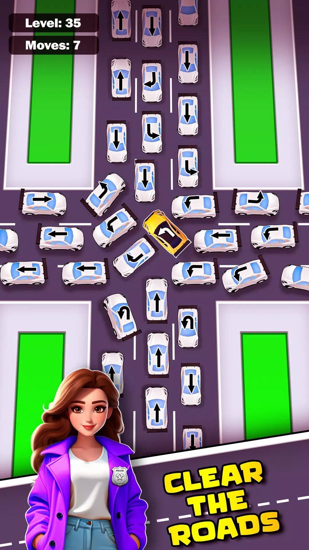 汽车滑块：清除道路