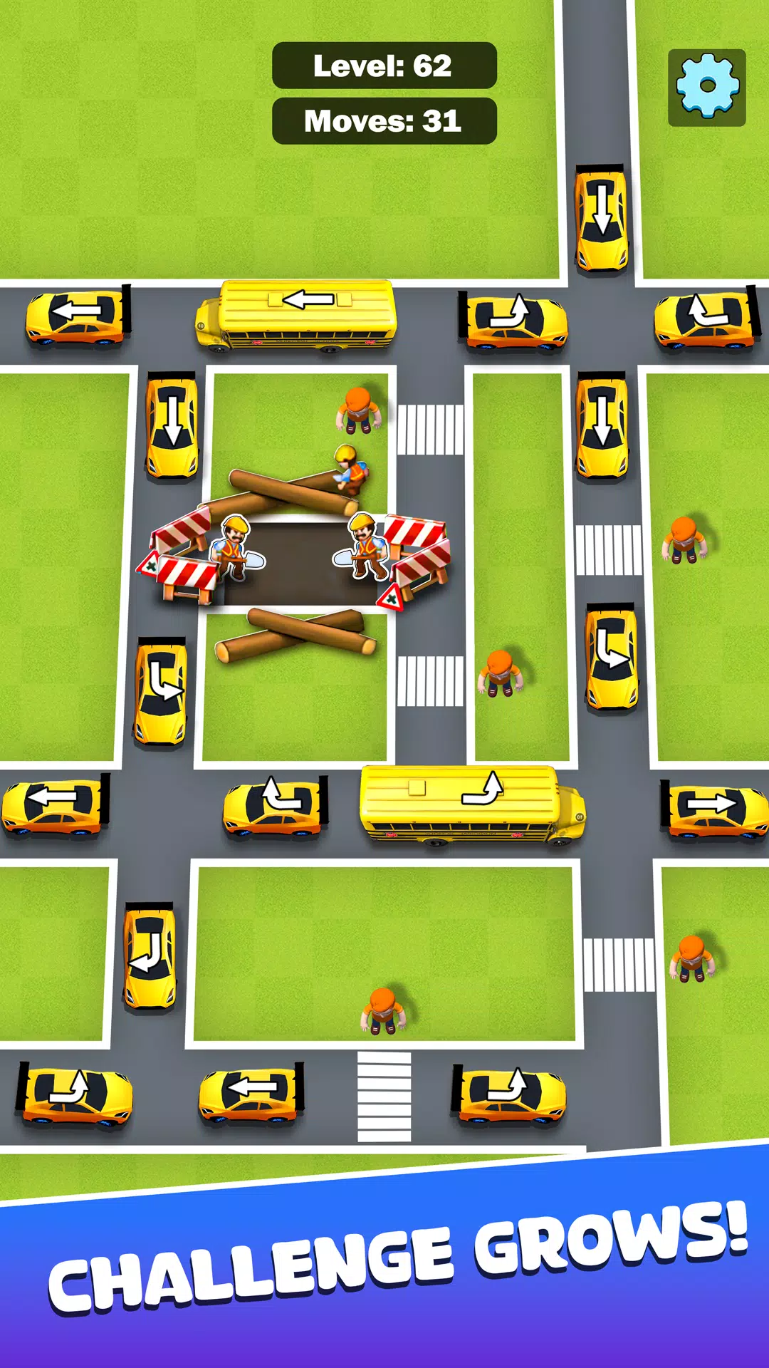 汽车滑块：清除道路