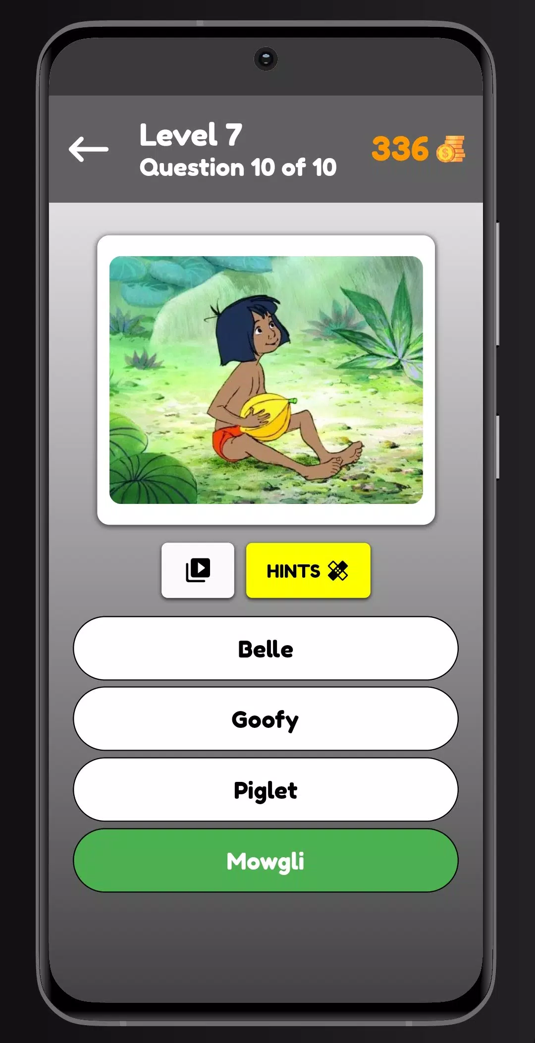 猜卡通人物测验