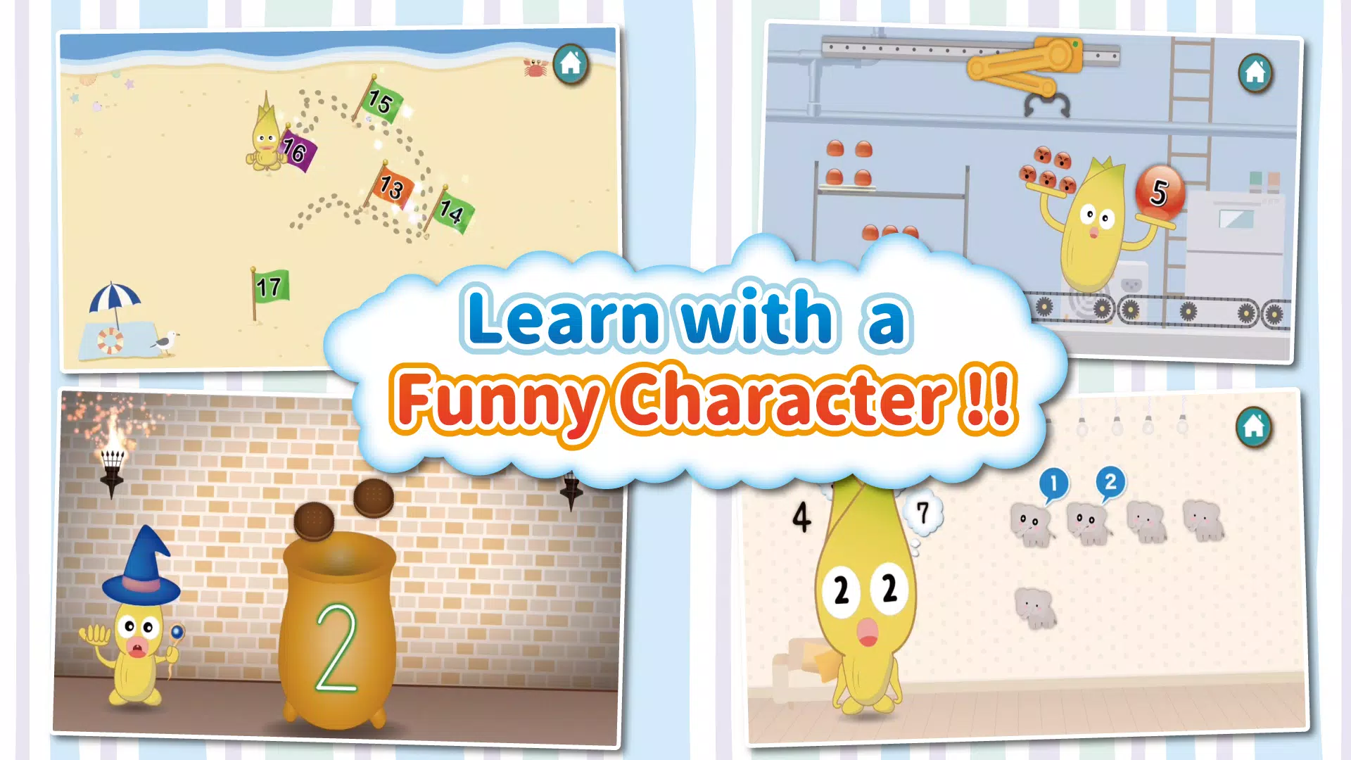 儿童数数游戏：123 Goobe