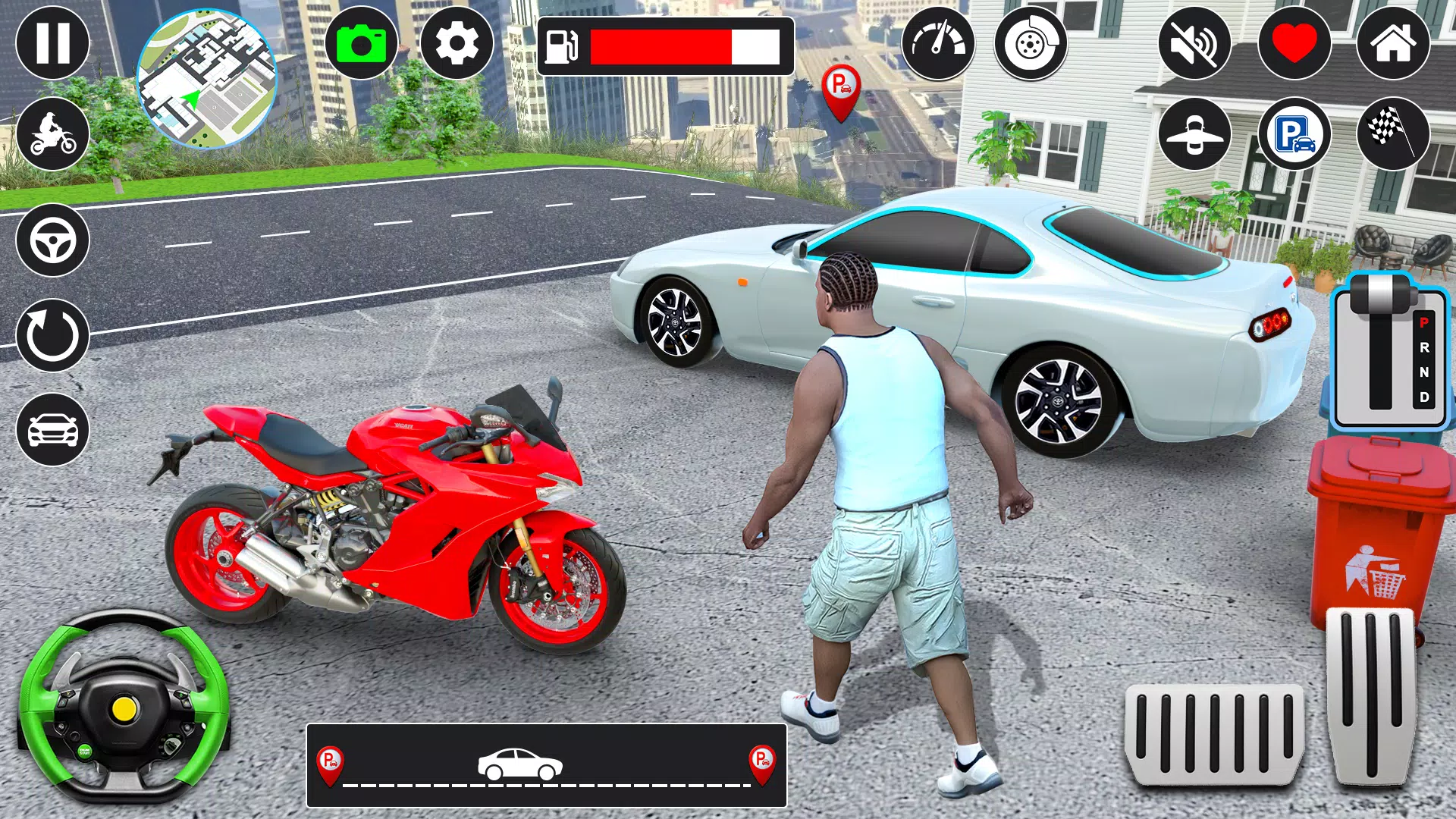 普拉多停车场:汽车驾驶 普拉多停车场:汽车驾驶