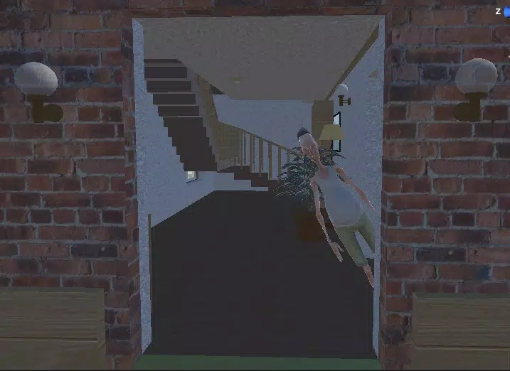 愤怒的邻居逃跑