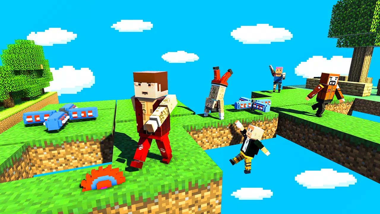 Block Craft Run Guys：淘汰赛