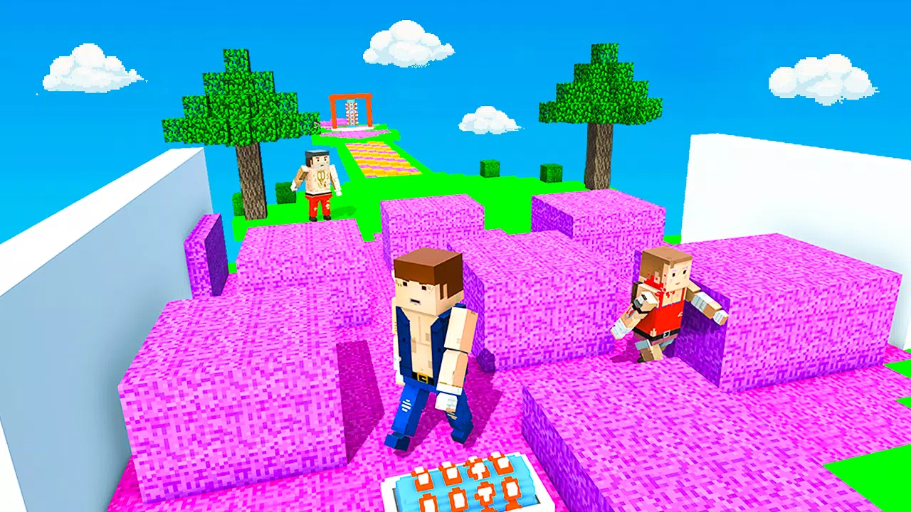 Block Craft Run Guys：淘汰赛