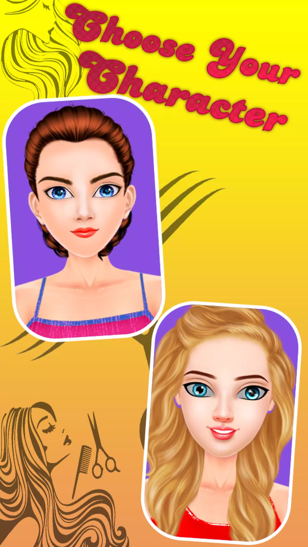 公主美发沙龙女孩游戏