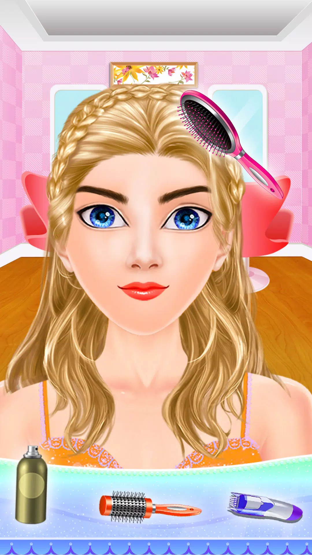 公主美发沙龙女孩游戏