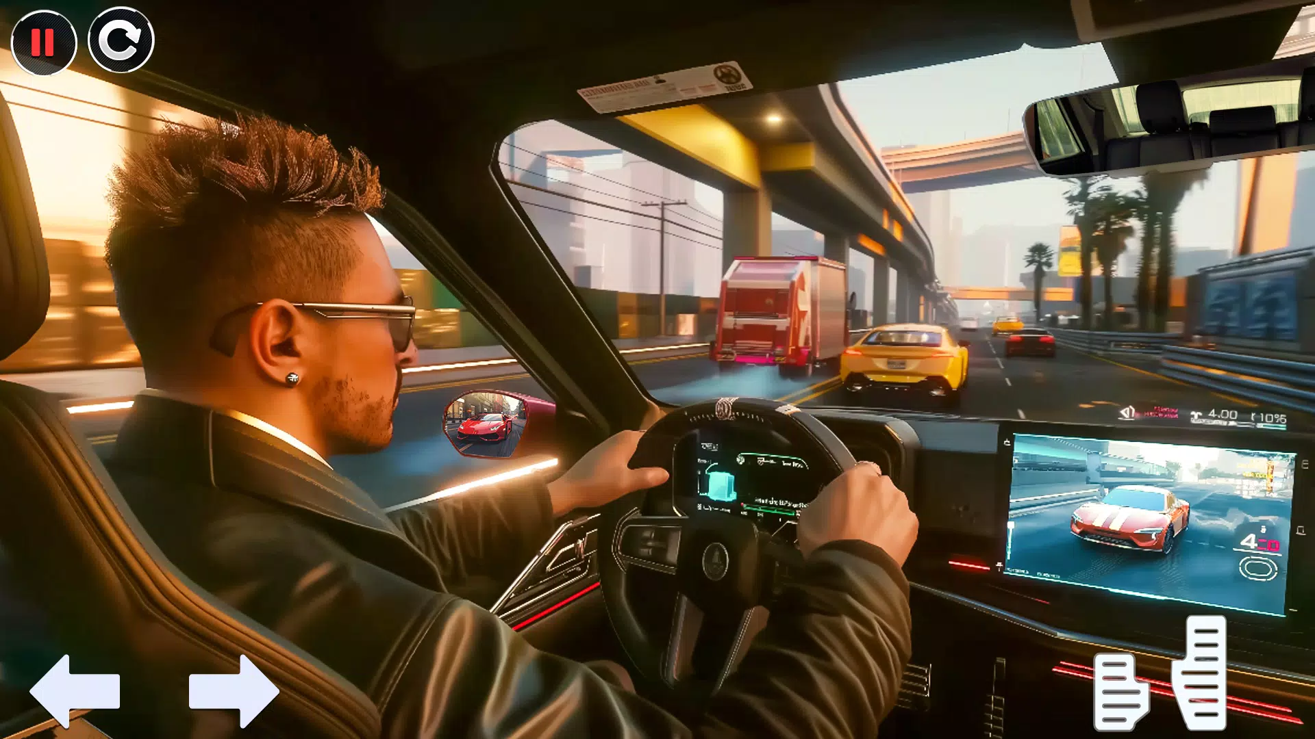 汽车比赛 汽车游戏3d