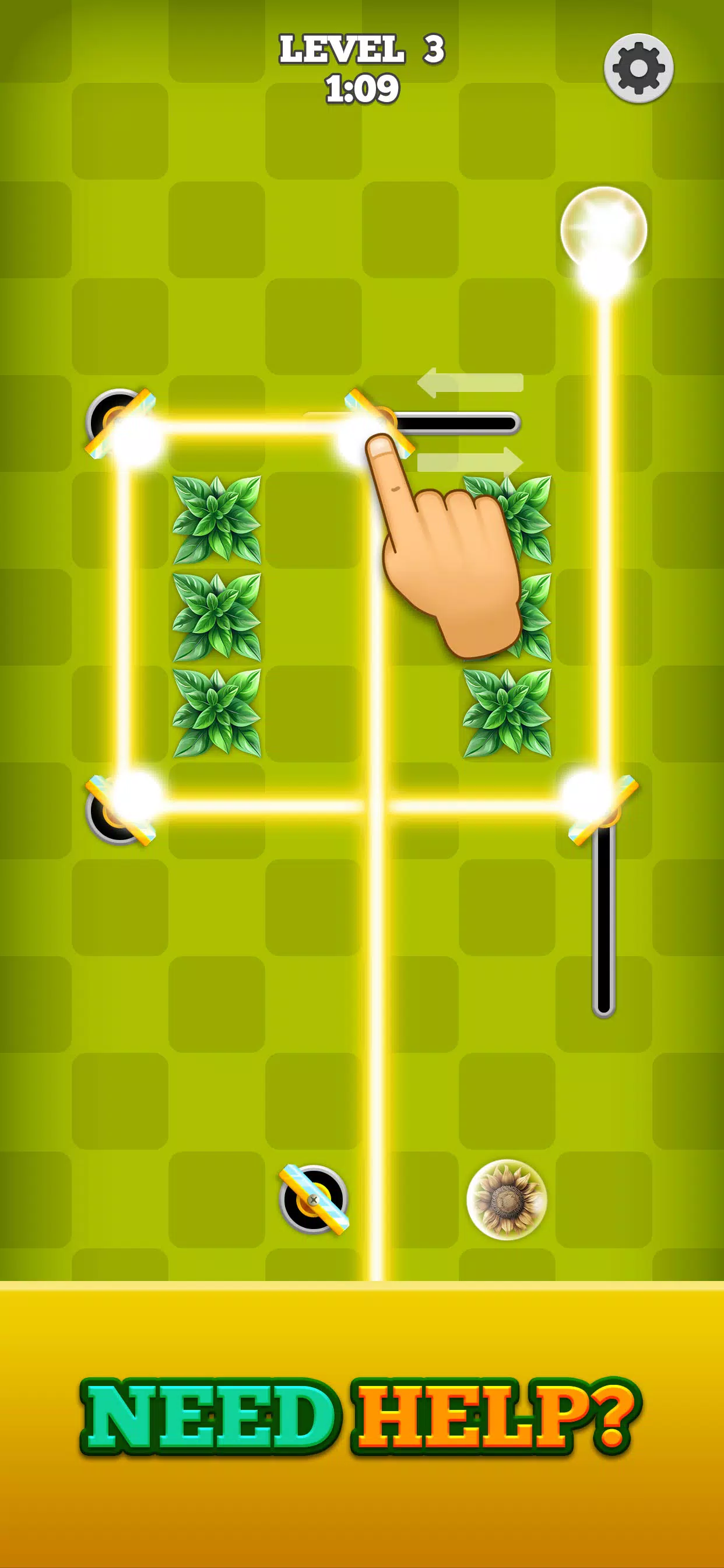 灯光链接：镜子谜题