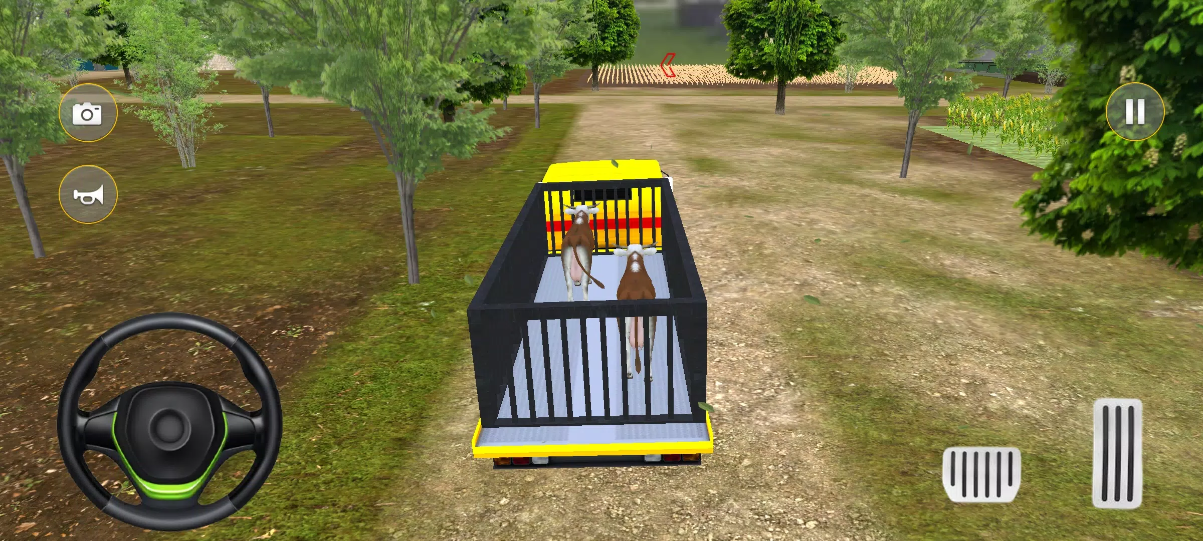 动物卡车游戏：货运卡车