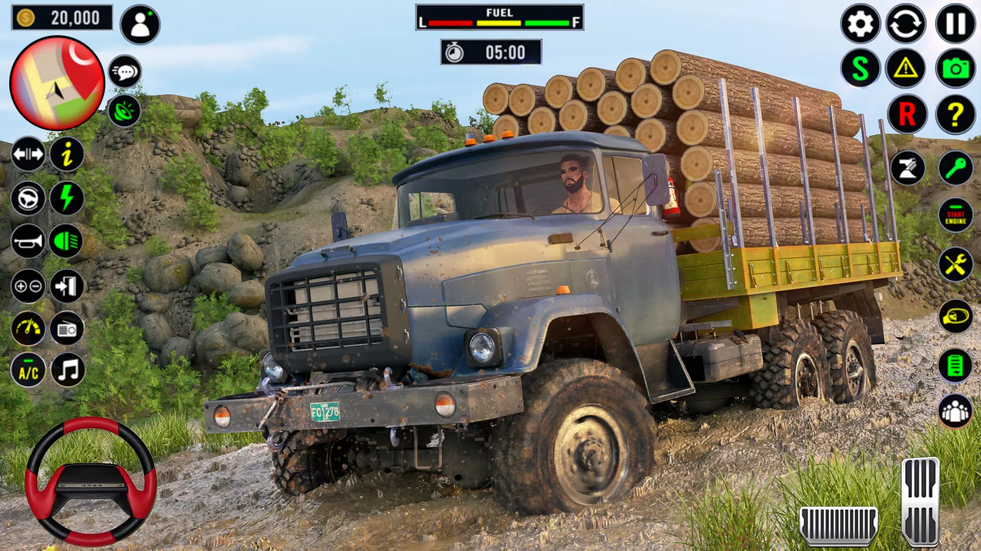 泥浆卡车驾驶:卡车 泥浆卡车驾驶:卡车