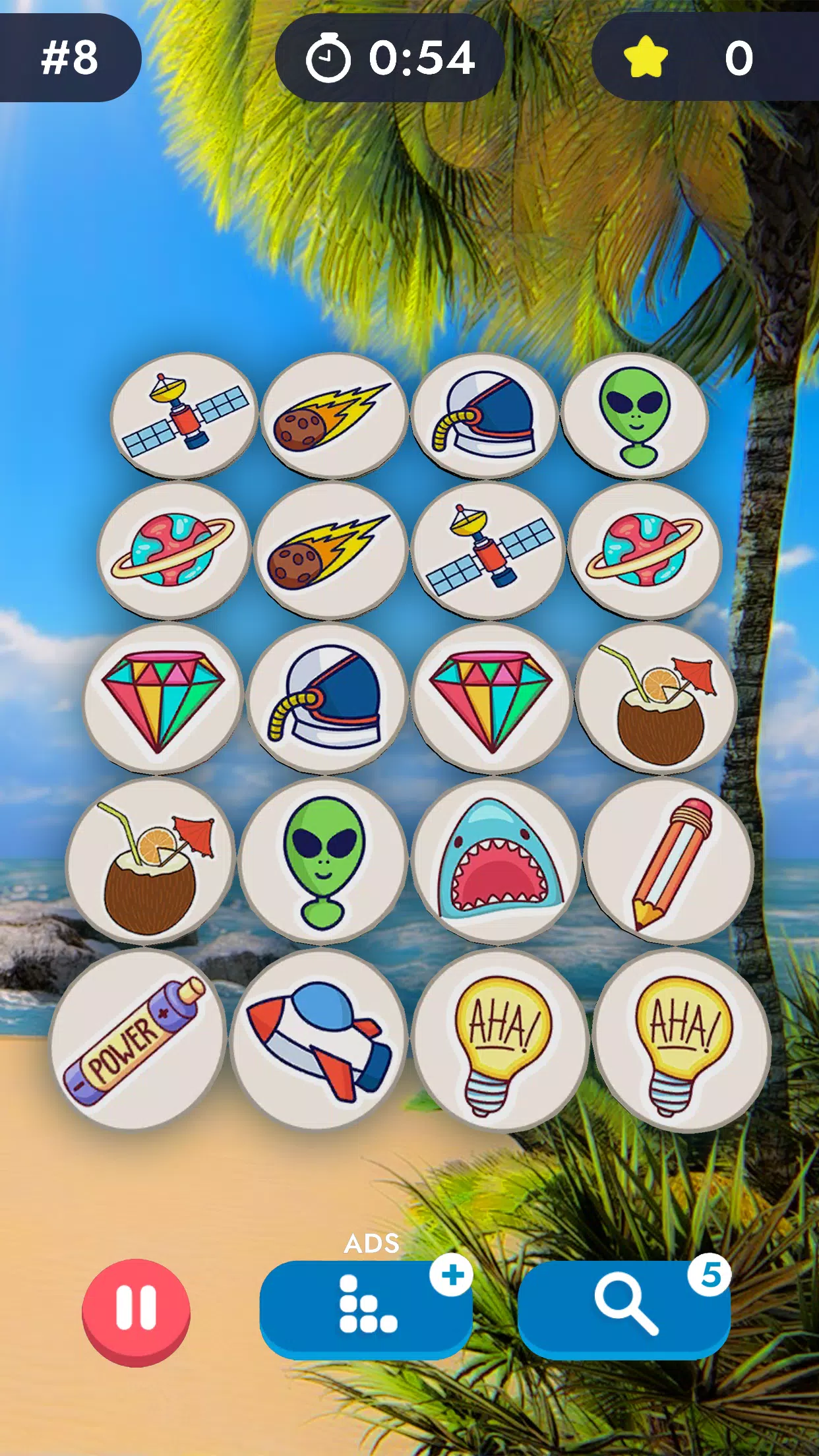 Match Pairs 3D–Matching Game