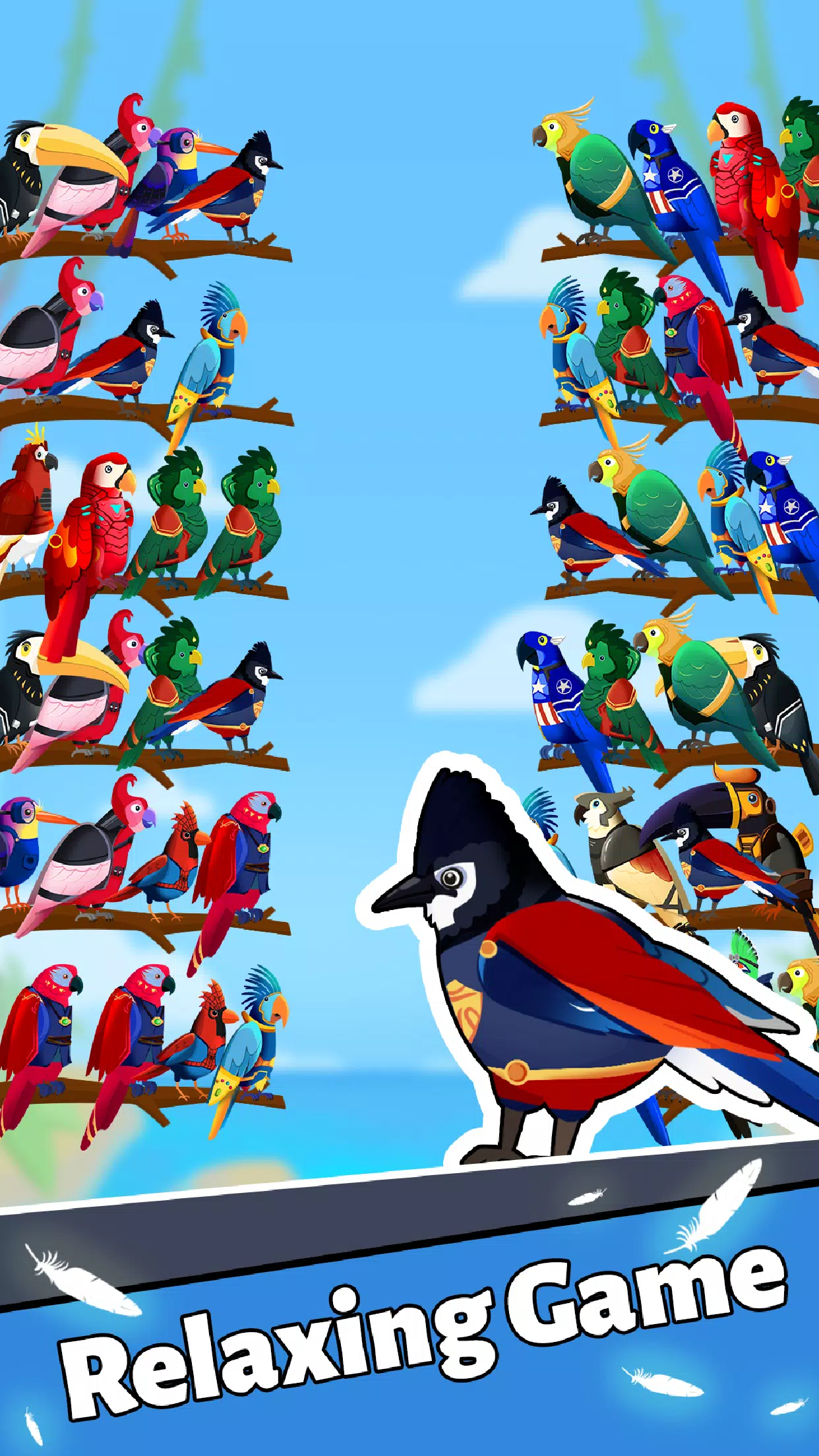 鸟排序离线拼图