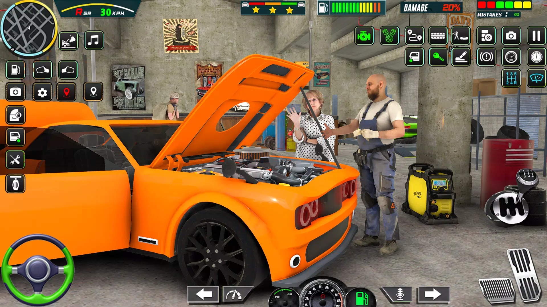 汽车驾驶汽车游戏3D