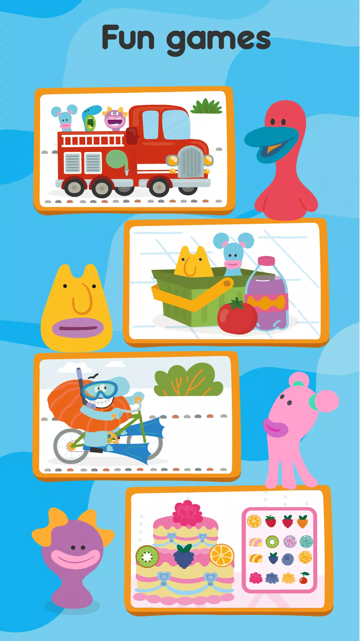 儿童学习游戏。博多