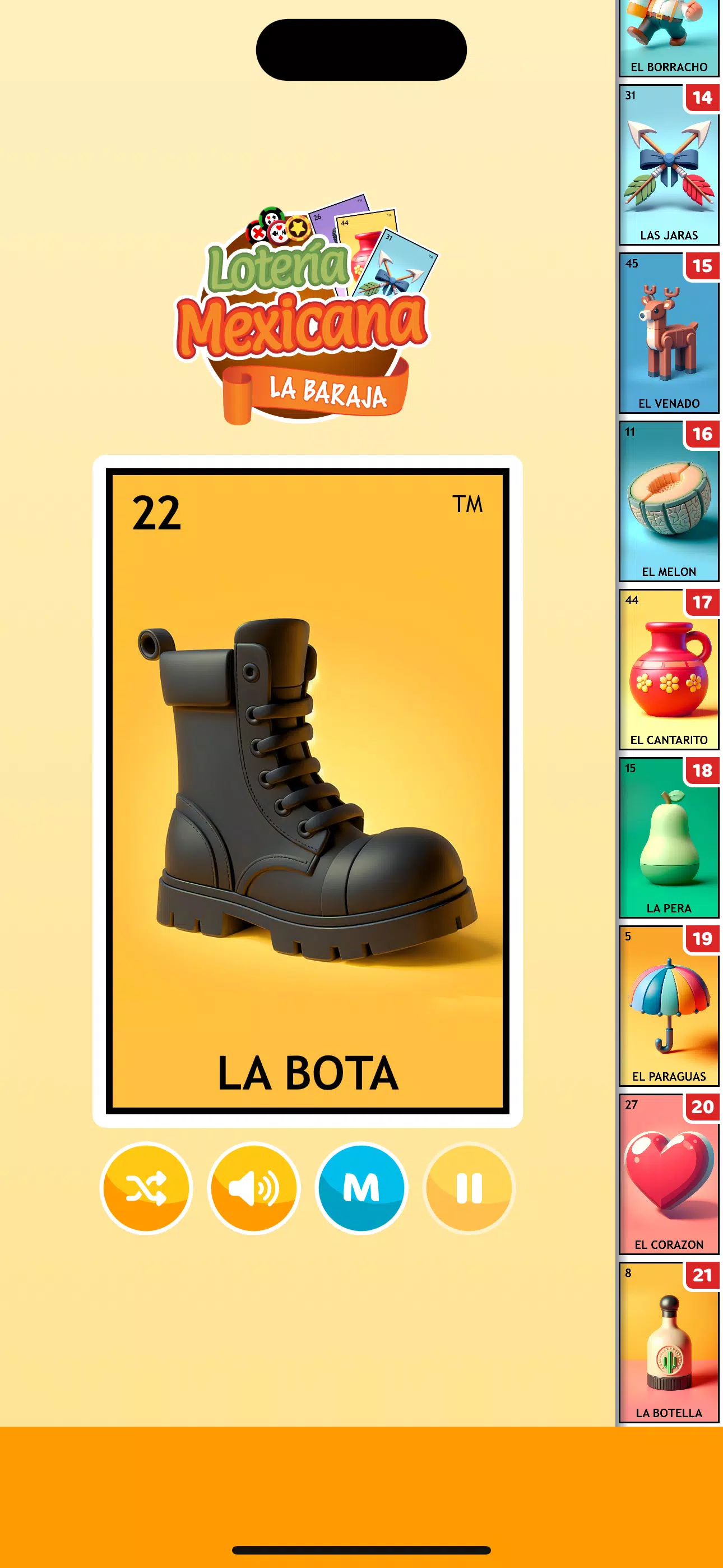 墨西哥彩票-La Baraja