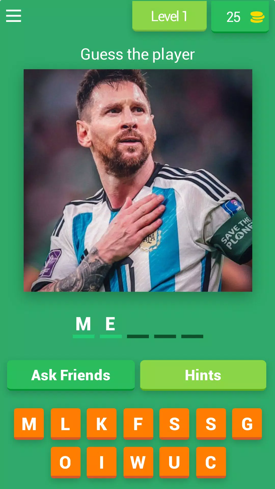 猜足球运动员小测验