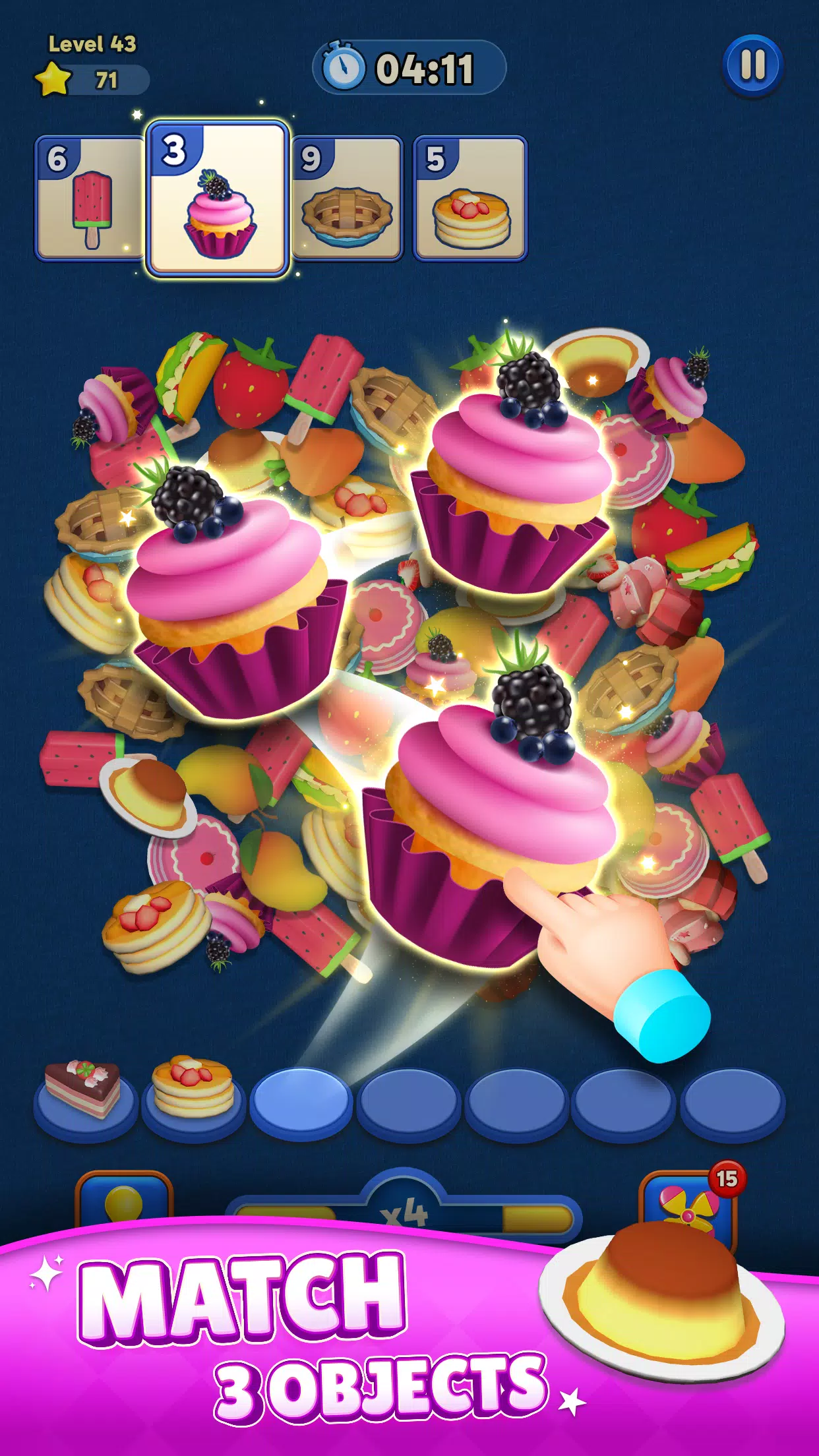 匹配平铺三重3D 匹配平铺三重3D