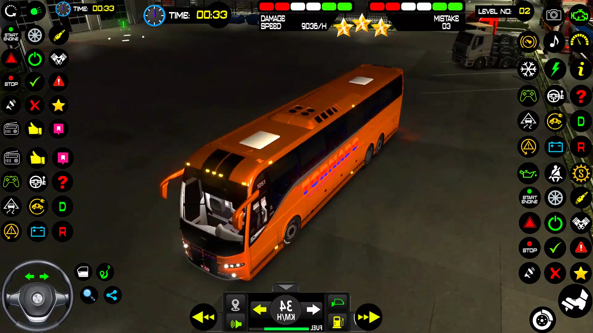 城市 长途客车 巴士 驾驶 游戏 3D