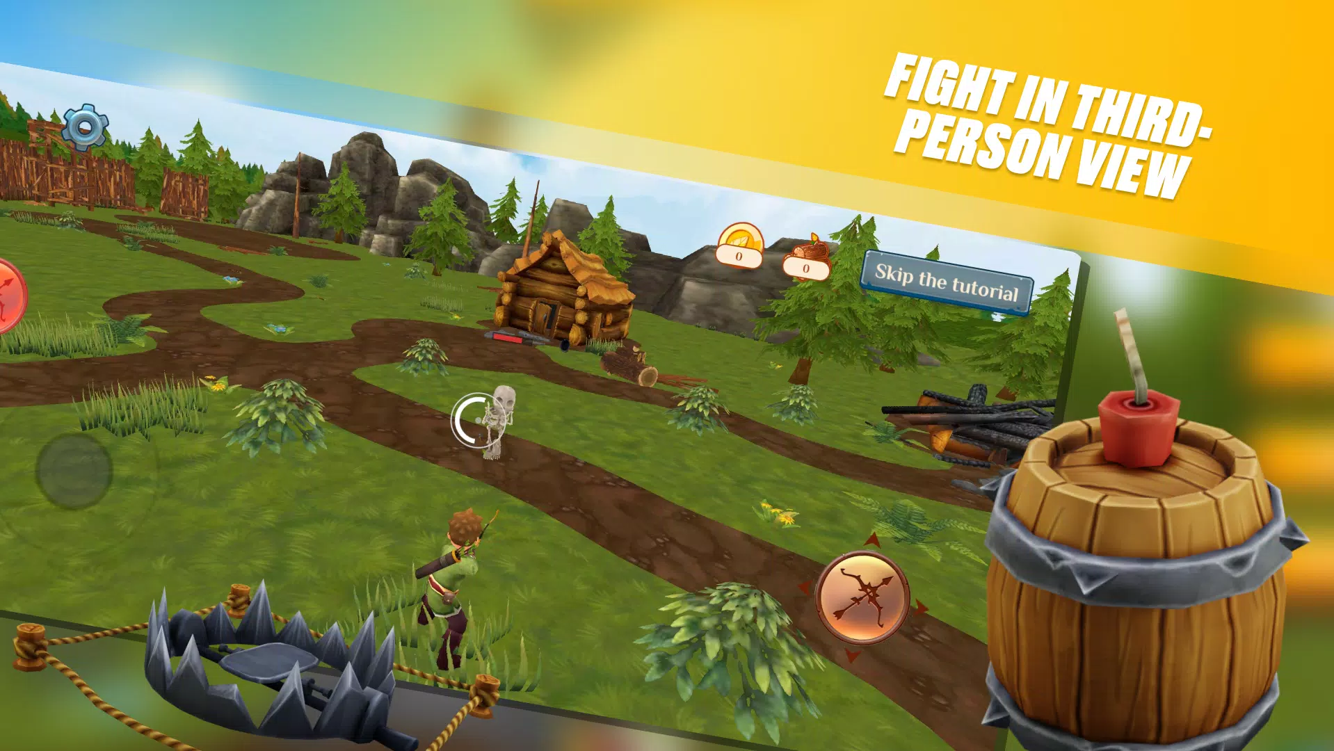 弓箭手防御：箭游戏3D