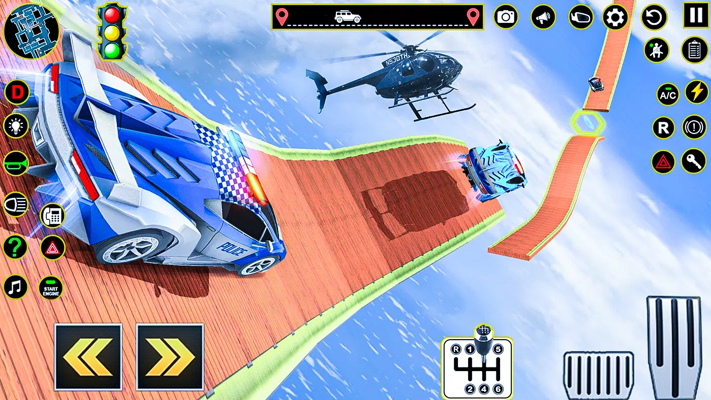 疯狂的警车比赛游戏 疯狂的警车比赛游戏